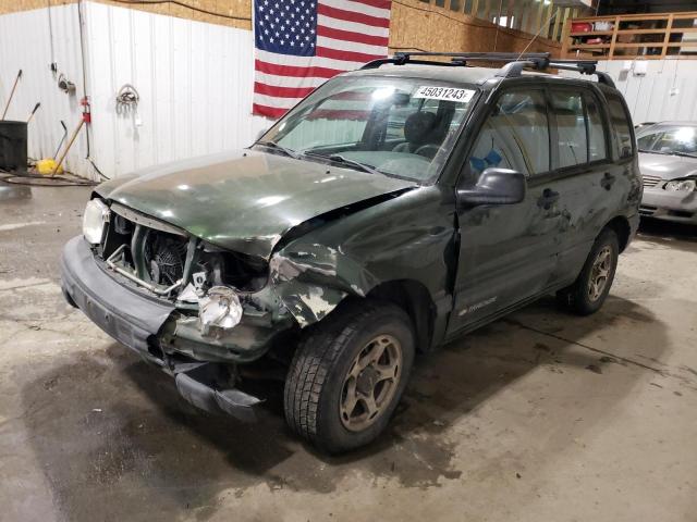 Chevrolet Tracker salvage cars for sale: 2001 Chevrolet Tracker