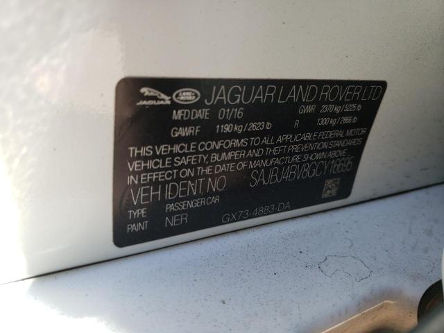 2016 JAGUAR XF PREMIUM - SAJBJ4BV8GCY16695