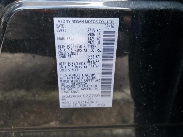 2016 NISSAN PATHFINDER - 5N1AR2MN8GC627769