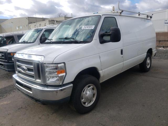 Salvage trucks for sale at New Britain, CT auction: 2012 Ford Econoline E350 Super Duty Van
