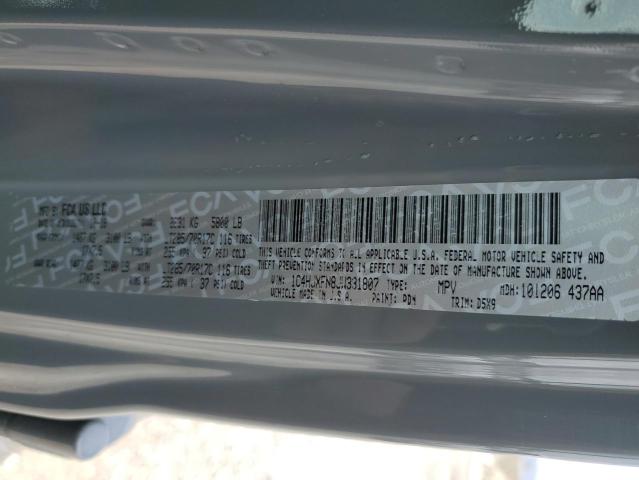 1C4HJXFN8JW331807 Jeep Wrangler Unlimited Rubicon