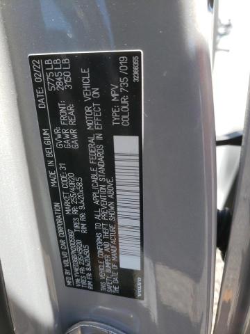 2022 VOLVO C40 P8 REC YV4ED3GB7N2005997