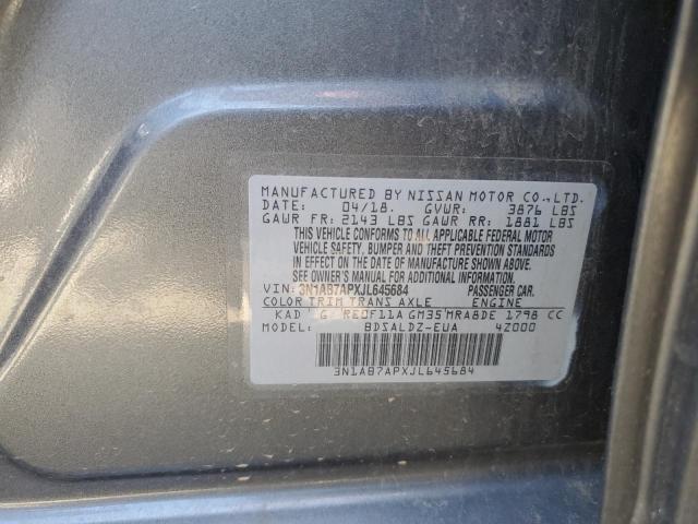 3N1AB7APXJL645684 Nissan SENTRA S