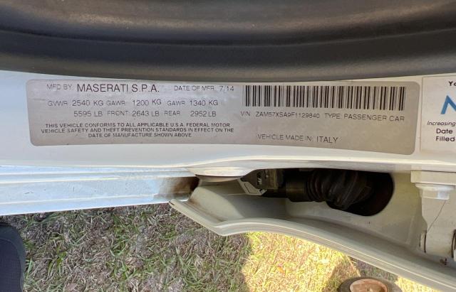 ZAM57XSA9F1129840 Maserati Ghibli