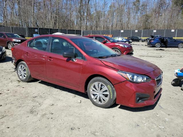 VIN: 4S3GKAA69J3612683 Auction: COPART Lot: 43987863 Location: DC - WASHINGTON DC 4S3GKAA69J3612683 SUBARU IMPREZA 2018 BURGUNDY Photo 4