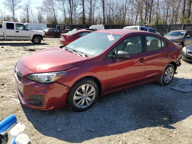 VIN: 4S3GKAA69J3612683 Auction: COPART Lot: 43987863 Location: DC - WASHINGTON DC 4S3GKAA69J3612683 SUBARU IMPREZA 2018 BURGUNDY Photo 1