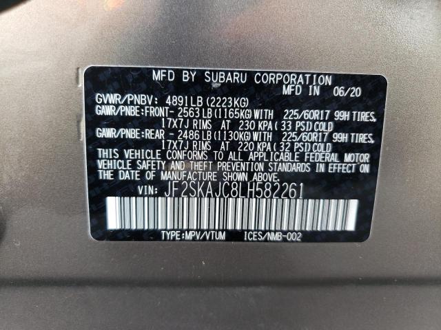 JF2SKAJC8LH582261 Subaru Forester Premium
