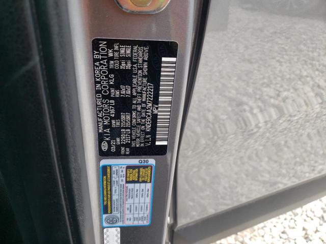 KNDERCAA2M7222217 KIA SELTOS EX