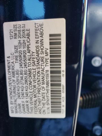 2021 HONDA PASSPORT E - 5FNYF7H51MB015978