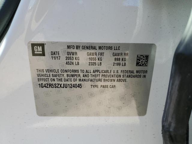 2018 BUICK LACROSSE P - 1G4ZR5SZXJU124045