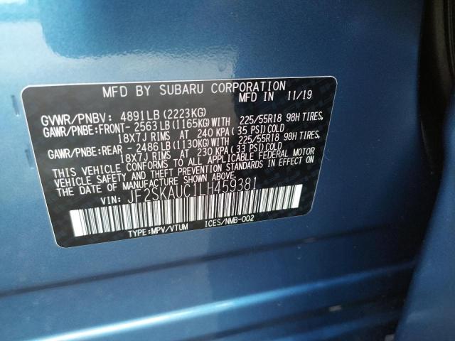 JF2SKAUC1LH459381 Subaru Forester Limited