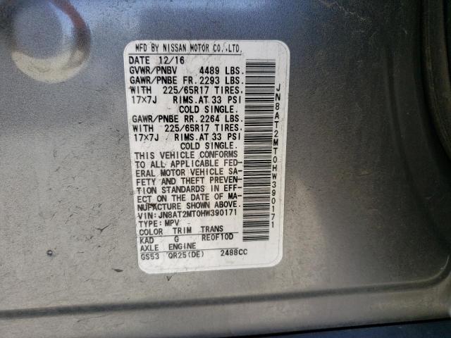 JN8AT2MT0HW390171 Nissan ROGUE S
