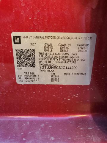 3GTU2NEC8JG144209 GMC Sierra K1500 Slt