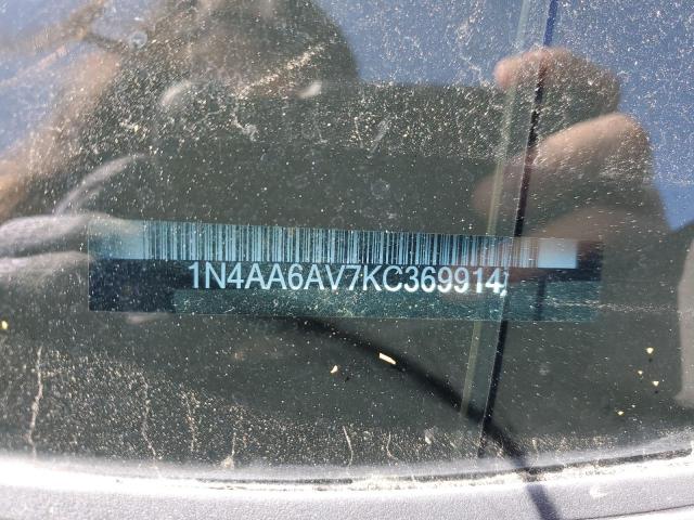 1N4AA6AV7KC369914 Nissan MAXIMA S