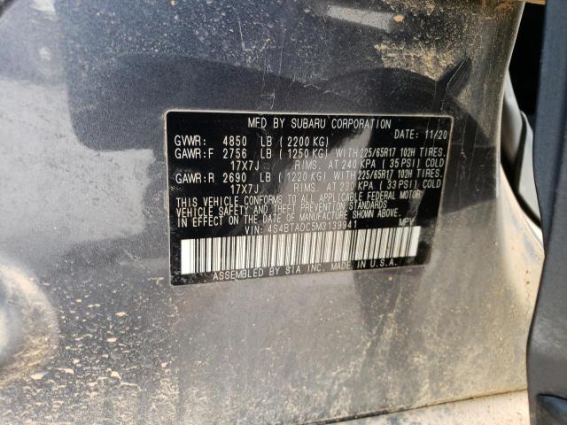 4S4BTADC5M3139941 Subaru Outback Premium
