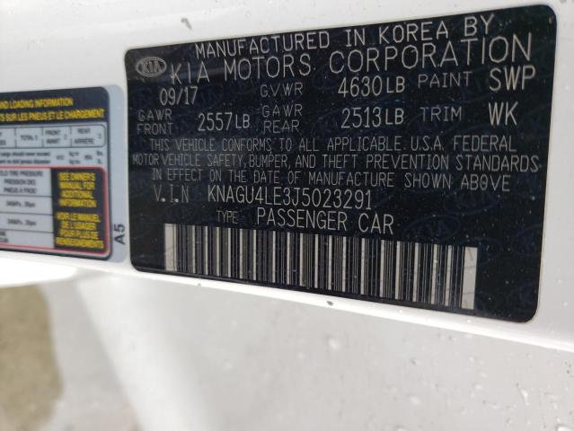 KNAGU4LE3J5023291 KIA OPTIMA HYBRID
