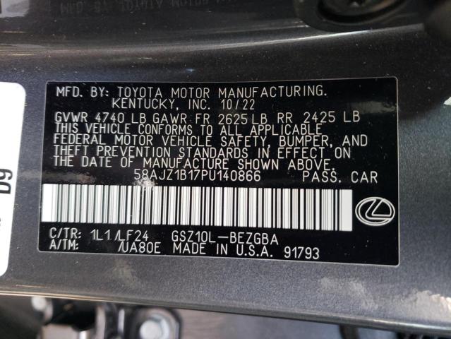 2023 LEXUS ES 350 F-S - 58AJZ1B17PU140866