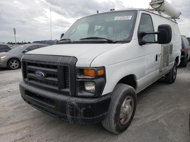 Salvage cars for sale from Copart Homestead, FL: 2008 Ford Econoline E350 Super Duty Van