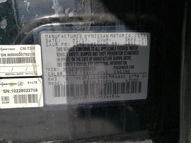 2017 NISSAN SENTRA S - 3N1AB7AP6HY264816