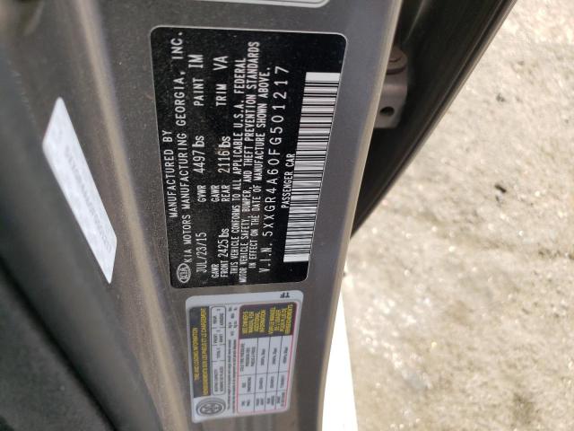 5XXGR4A60FG501217 KIA OPTIMA SX