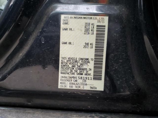 1N4AL3AP9FC581911 Nissan ALTIMA 2.5