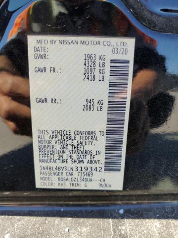 1N4BL4BV3LN319342 Nissan ALTIMA S