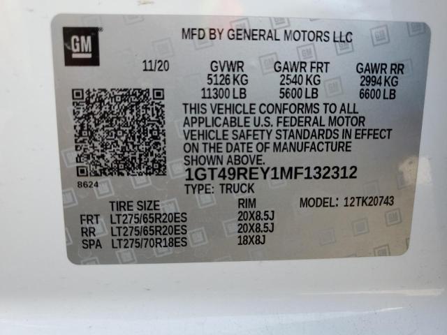 1GT49REY1MF132312 GMC Sierra K2500 Denali