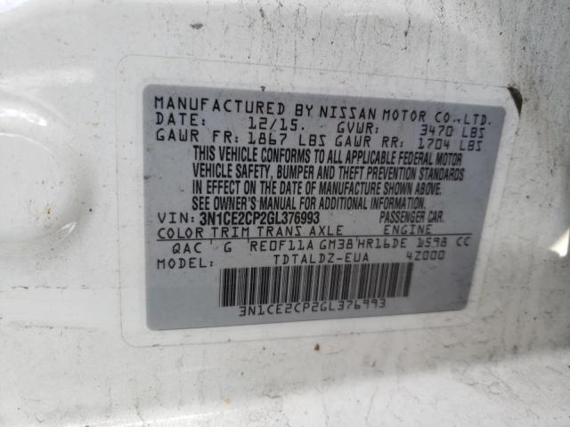 2016 NISSAN VERSA NOTE - 3N1CE2CP2GL376993