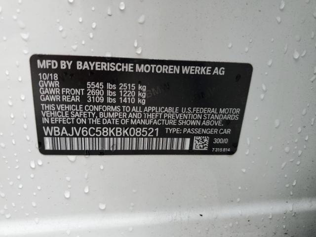 2019 BMW 640 XIGT - WBAJV6C58KBK08521