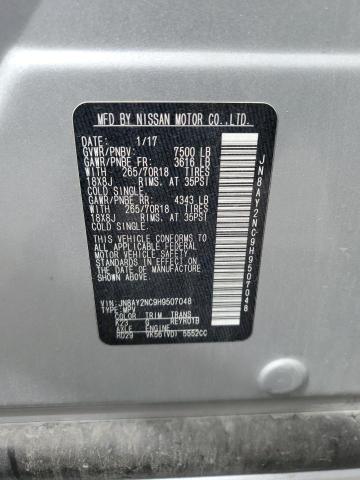 JN8AY2NC9H9507048 Nissan ARMADA SV