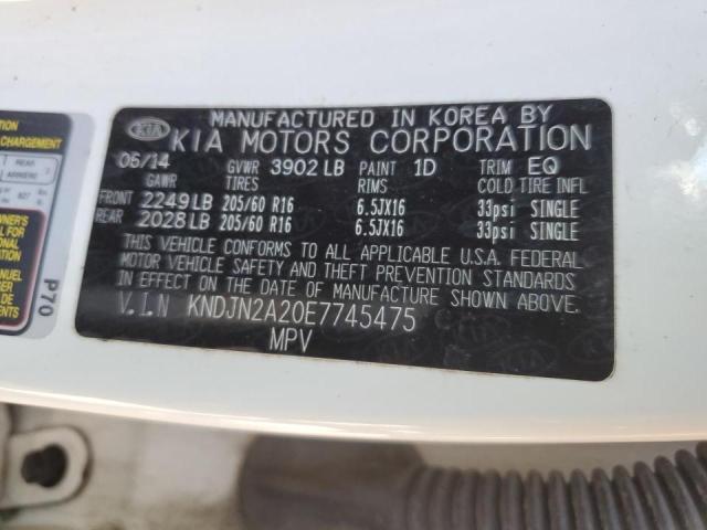 KNDJN2A20E7745475 KIA Soul