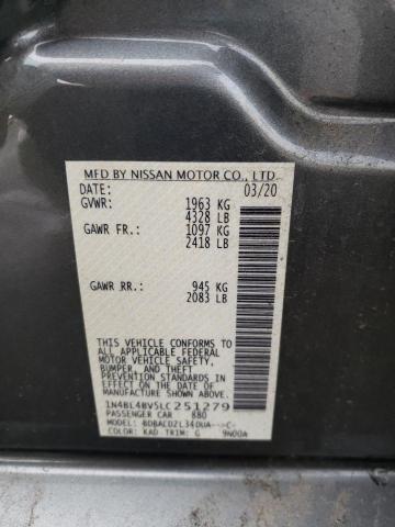 1N4BL4BV5LC251279 Nissan ALTIMA S