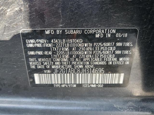 JF2GTABC8JH314695 Subaru Crosstrek Premium