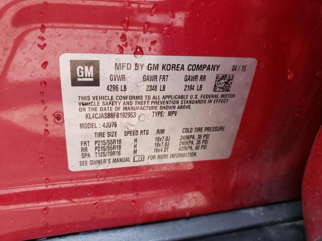 2015 BUICK ENCORE KL4CJASB8FB192953