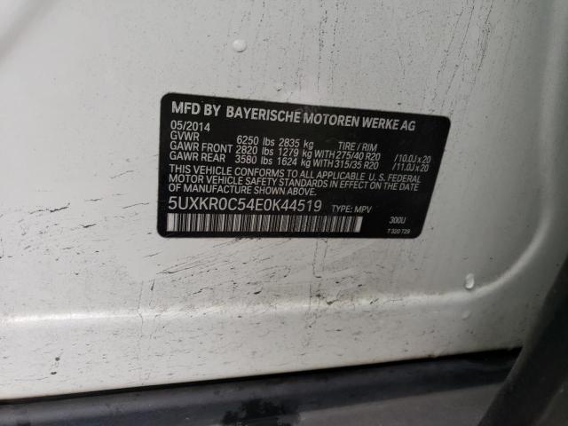 5UXKR0C54E0K44519 BMW X5 Xdrive35i