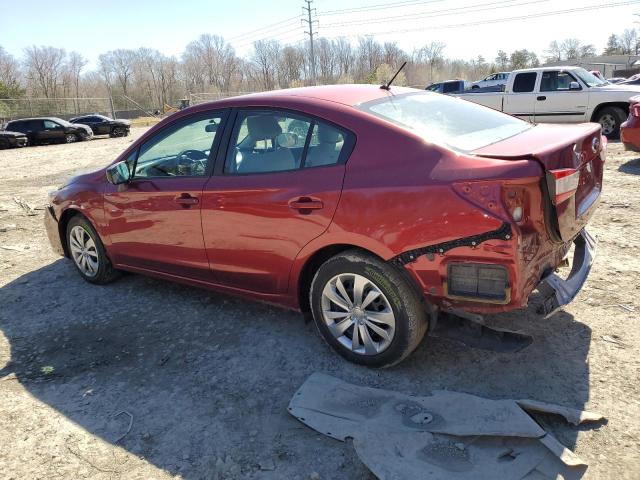 VIN: 4S3GKAA69J3612683 Auction: COPART Lot: 43987863 Location: DC - WASHINGTON DC 4S3GKAA69J3612683 SUBARU IMPREZA 2018 BURGUNDY Photo 2