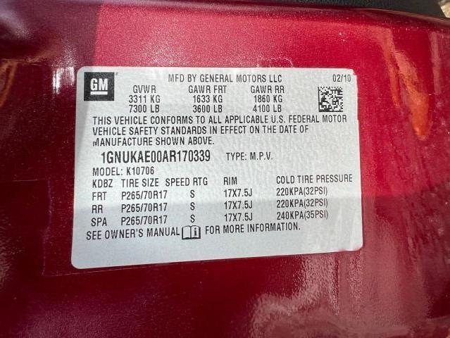 1GNUKAE00AR170339 Chevrolet Tahoe K1500 Ls
