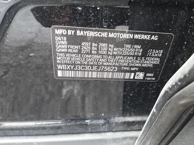 2018 BMW X2 SDRIVE2 WBXYJ3C30JEJ75623