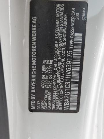 2017 BMW M240I WBA2G1C31HV639175