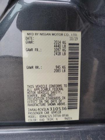 1N4AL4CV1LN310536 Nissan ALTIMA SR