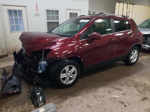 Salvage cars for sale from Copart Davison, MI: 2016 Chevrolet Trax 1LT