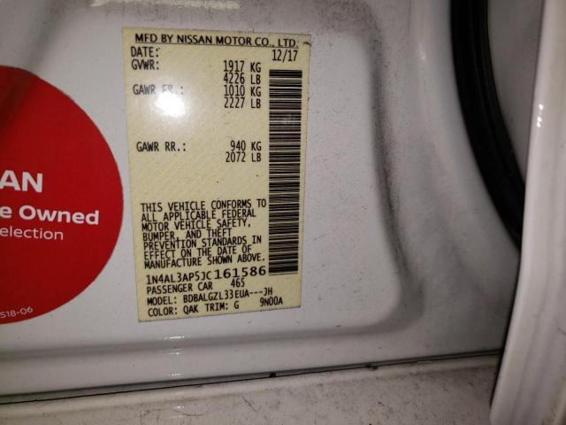 2018 NISSAN ALTIMA 2.5 1N4AL3AP5JC161586