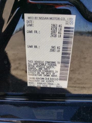 2021 NISSAN ALTIMA SV - 1N4BL4DV1MN343010