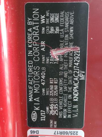 KNDPMCAC2J7429212 KIA Sportage Lx