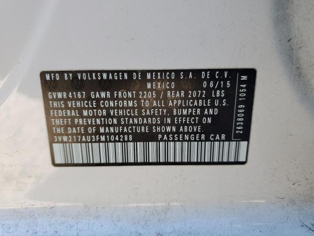 2015 VOLKSWAGEN GOLF - 3VW217AU3FM104288