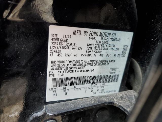 2016 FORD F250 SUPER 1FT7W2BT2GEB39110