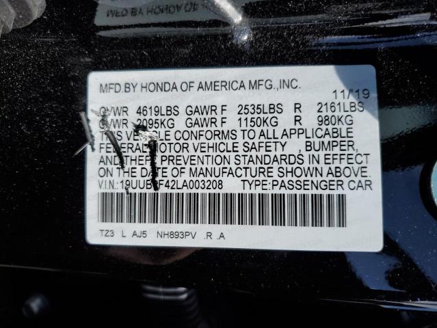 2020 ACURA TLX TECHNO - 19UUB2F42LA003208