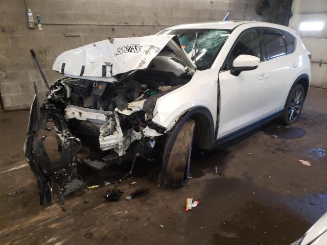Salvage cars for sale from Copart Angola, NY: 2021 Mazda CX-5 Signature