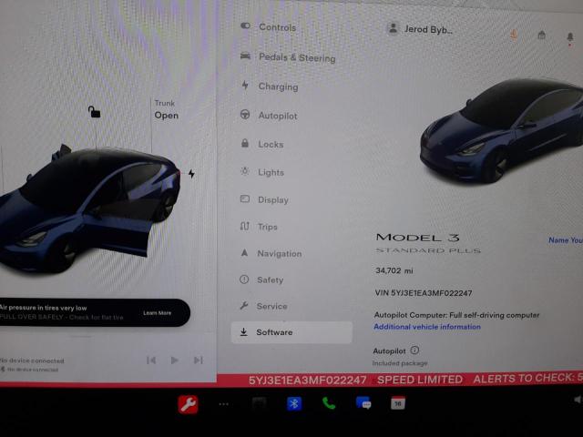 5YJ3E1EA3MF022247 Tesla MODEL 3