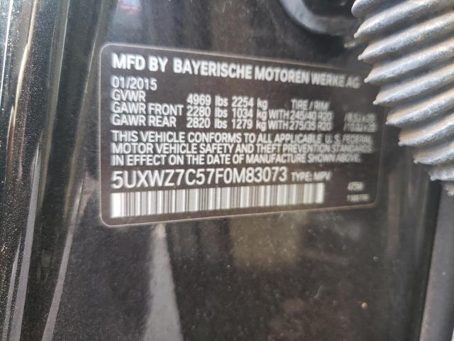 5UXWZ7C57F0M83073 BMW X3 Sdrive28i